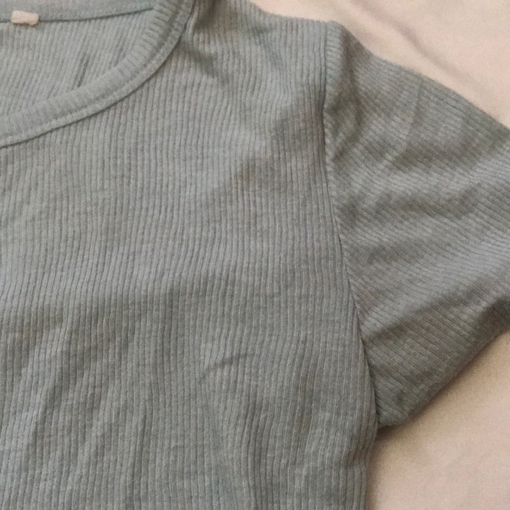 Pacsun Basics Ribbed Cropped Tee - Picture 3 of 4